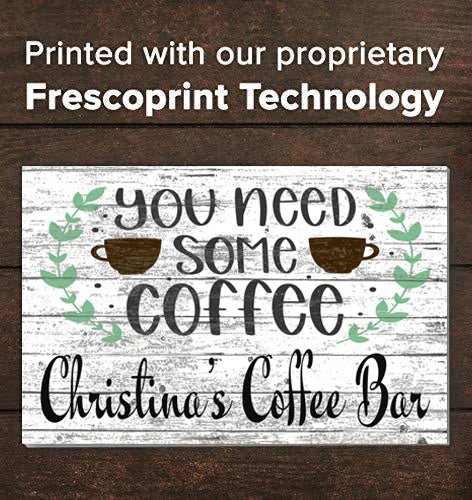 Custom Coffee Bar Sign PERSONALIZED You Need Some Coffee Design