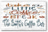 Coffee Break Sign - Personalized Custom Name for Home Kitchen or Office