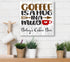 Custom Coffee Sign - Personalized Rustic Farmhouse Style Kitchen Decor