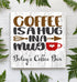 Custom Coffee Sign - Personalized Rustic Farmhouse Style Kitchen Decor