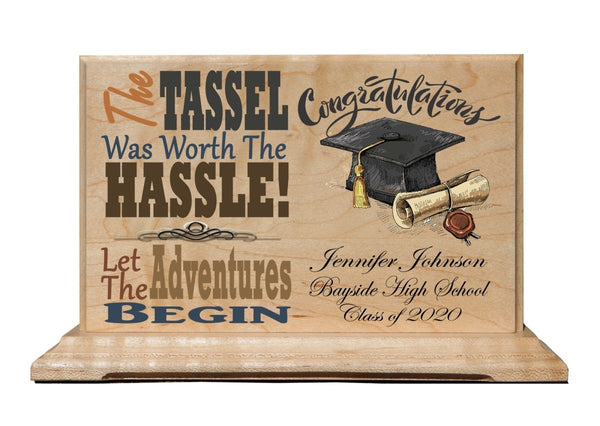 Custom Graduation Gift Personalized Congratulations Gift For High School or College Graduate