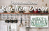 Personalized Kitchen Sign - Fresh & Tasty Custom Wood Sign with Name
