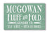 Fluff and Fold Laundry Room Sign - Personalized Custom Name Laundry Decor