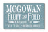 Fluff and Fold Laundry Room Sign - Personalized Custom Name Laundry Decor