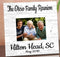 CUSTOM Picture Frame with Printed Picture on Solid Wood Personalized
