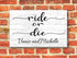 Ride or Die Personalized Sign – Custom Wall Art for Couples, Best Friends, or Soulmates