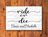Ride or Die Personalized Sign – Custom Wall Art for Couples, Best Friends, or Soulmates