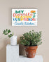Spring Season Sign - Personalized Custom Farmhouse Decor Seasonal Decoration
