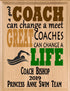 Personalized Swimming Coach Gift Plaque - Custom Wood Award for Great Coaches