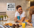 Wake Up and Smell The Coffee Sign - Personalized Custom Name Kitchen Decor