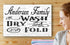 Wash Dry Fold Laundry Room Sign - Personalized Custom Name Laundry Decor