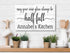 Wine Kitchen Decor Sign - Personalized Custom Name Wine Lover Gift