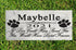 Dog Memorial Stone Plaque - Custom Pet Grave Marker - If Love Could Have Saved You