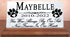 Personalized Dog Memorial Stone Plaque - You Were Always By Our Side