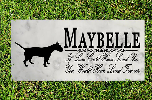 Dog Memorial Stone By Breed  If Love Could Have Saved You