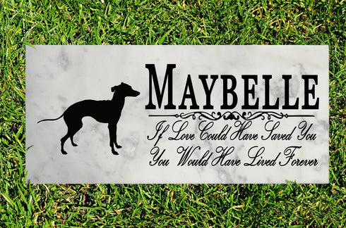 Dog Memorial Stone By Breed  If Love Could Have Saved You