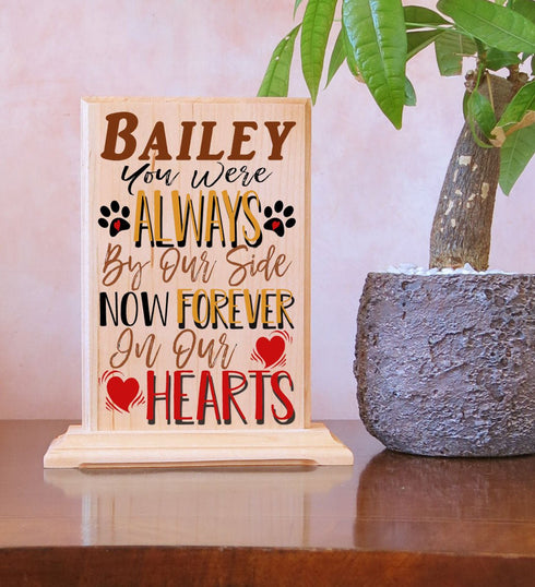 Dog Memorial Sympathy Gift Personalized Pet Remembrance Keepsake