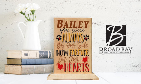 Dog Memorial Sympathy Gift Personalized Pet Remembrance Keepsake