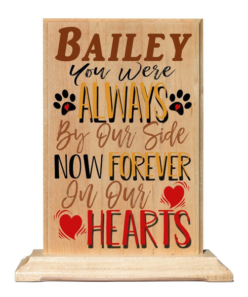 Dog Memorial Sympathy Gift Personalized Pet Remembrance Keepsake