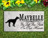 English Setter Memorial Stone - Custom Personalized Marble Grave Marker