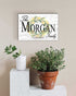 Lemon Family Name Sign - Personalized with Established Date Custom Solid Wood