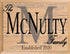 Personalized Family Name Sign - Monogram with Established Date - Custom Wood