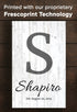 Family Name Monogram Sign Personalized with Established Date