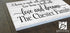 Personalized Family Name Sign - Custom Farmhouse Quote Home Decor
