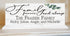 Family Forever and Always Sign - Personalized Family Name Mantel or Shelf Decor