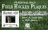 Field Hockey Award Photo Plaque - Personalized Player, Coach or MVP Recognition Gift