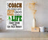 Field Hockey Coach Gift Plaque - Personalized Custom Wood Award