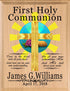 First Communion Gift Personalized 1st Holy Communion Plaque