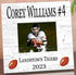 Football Award Photo Plaque - Personalized Player, Coach or MVP Recognition Gift