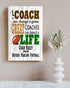 Personalized Football Coach Gift Plaque - Custom Wood Award for Great Coaches