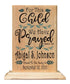For This Child We Have Prayed Plaque - Personalized Baby or Baptism Gift
