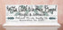 For This Child We Have Prayed Sign - Personalized with Name and Date for Mantel or Shelf