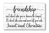 Friend Gift Sign - Custom Friendship Wooden Sign