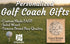 Golf Coach Gift Plaque - Personalized Signable Custom Wood Award