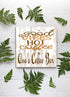 Good Vibes Hot Coffee Sign - Personalized Custom Name Coffee Lover Gift