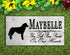 Siberian Husky Memorial Stone - Custom Personalized Marble Grave Marker