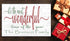 Personalized It's The Most Wonderful Time Of The Year Christmas Sign - Custom Family Name