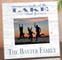 Lake Memories Wood Photo Plaque - Memories Made at the Lake Last Forever - Personalized with Printed Picture