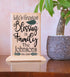 Life's Greatest Blessing Is Family Sign - Personalized with Name and Established Date