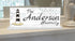 Lighthouse Family Name Sign - Personalized for Mantel or Shelf Solid Wood