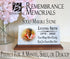 Memorial Photo Plaque - Your Wings Were Ready But Our Hearts Were Not Marble 8x4in