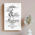 Mr & Mrs Wedding Gift Sign - Personalized Large Wood with Name & Date