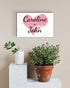 Personalized Anniversary or Wedding Gift Sign - Custom Names for Couple
