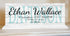 New Baby Announcement Sign - Personalized Custom Gift for New Baby