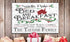 Personalized North Pole Bed & Breakfast Christmas Sign - Custom Family Name