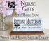 Nurse Practitioner Desk Nameplate - Personalized Solid Marble NP Name Plate Gift